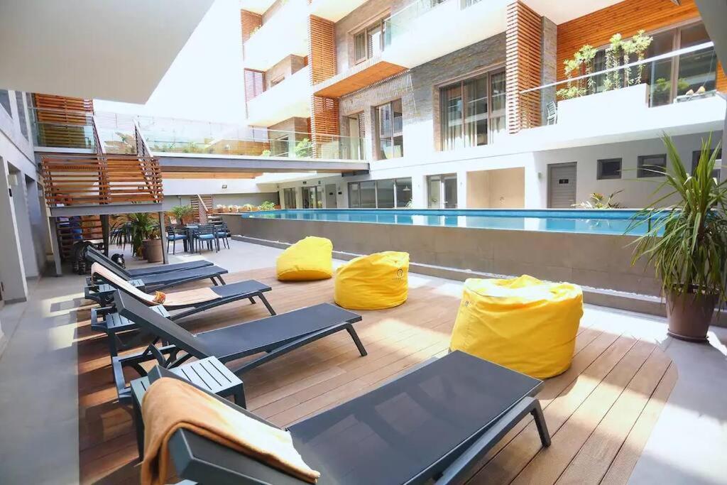 Luxury Apartment At Corniche , Seaview Close Beach Casablanca Exteriör bild